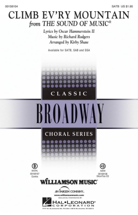 Climb Ev'ry Mountain SATB Chorpartitur