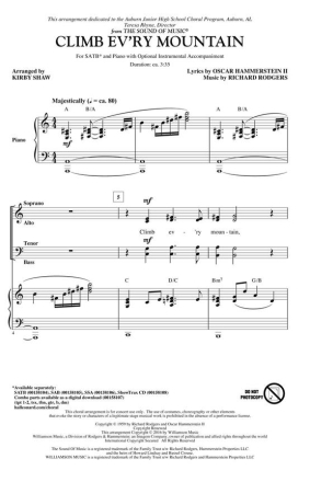 Climb Ev'ry Mountain Chor CD