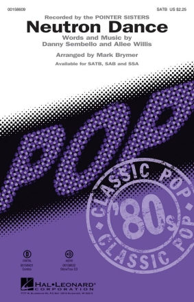 Neutron Dance SATB Chorpartitur
