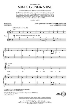 Sun Is Gonna Shine (from Bright Star) SSA Chorpartitur