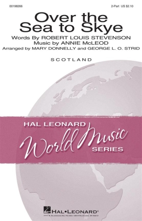 Annie McLeod, Over the Sea to Skye 2-Part Choir Chorpartitur