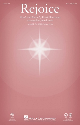 Frank Hernandez, Rejoice SA Chorpartitur