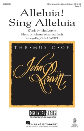 Johann Sebastian Bach, Alleluia! Sing Alleluia 2-Part Choir Chorpartitur