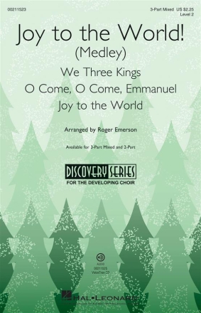 Joy to the World! (Medley) 3-Part Choir Chorpartitur