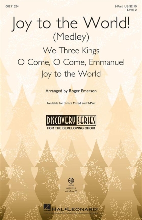 Joy to the World! (Medley) 2-Part Choir Chorpartitur