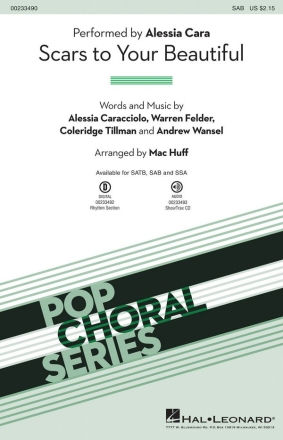 Alessia Caracciolo_Andrew Wansel_Coleridge Tillman_Warren Felder, Scar SAB Chorpartitur