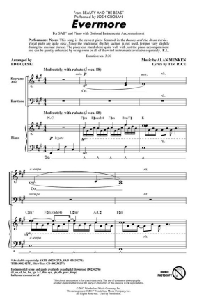 Evermore Mixed Choir [SAB] Chorpartitur