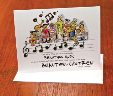 Beautiful Music, Beautiful Children Notecards Gemischter Chor Buch