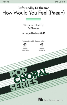 How Would You Feel Mixed Choir [SAB] Chorpartitur