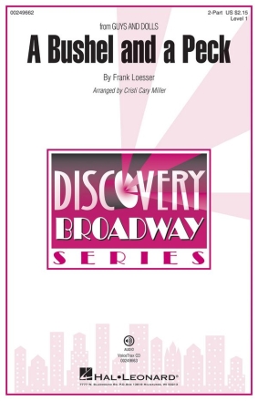 Frank Loesser, A Bushel and a Peck 2-Part Choir and Piano Chorpartitur