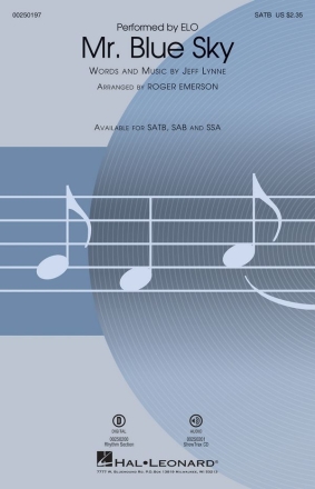 Jeff Lynne, Mr. Blue Sky SATB Chorpartitur