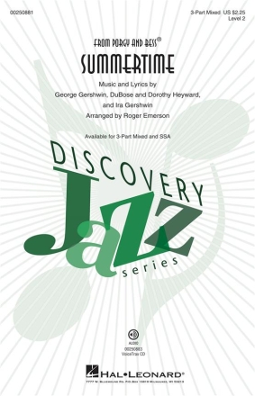 Summertime 3-Part Choir Chorpartitur