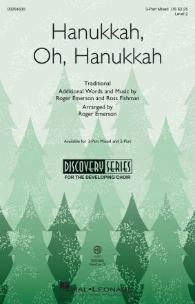 Hanukkah, Oh, Hanukkah 3-Part Choir Chorpartitur
