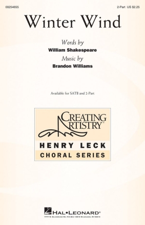 Brandon Williams, Winter Wind 2-Part Choir Chorpartitur