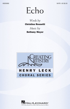 Bethany Meyer, Echo SATB Chorpartitur