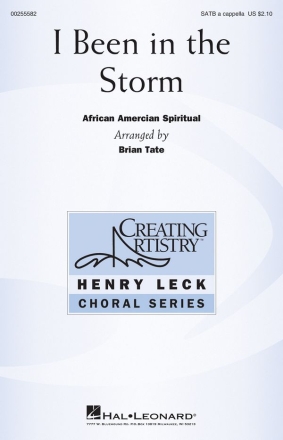 I Been in the Storm SATB a Cappella Chorpartitur