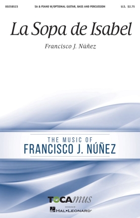 Francisco Nunez, La Sopa De Isabel SA Chorpartitur