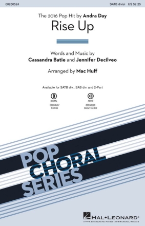 Jennifer Decilveo_Cassandra Batie, Rise Up SATB Divisi Chorpartitur