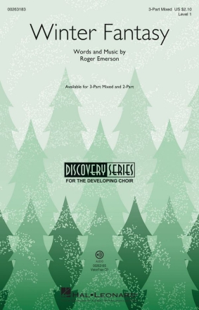 Roger Emerson, Winter Fantasy 3-Part Choir Chorpartitur