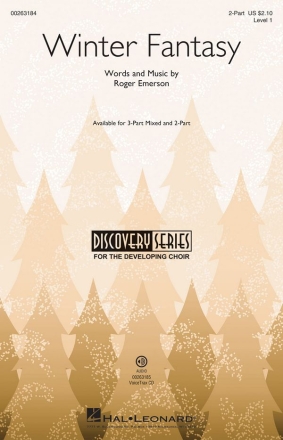 Roger Emerson, Winter Fantasy 2-Part Choir Chorpartitur