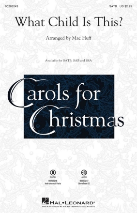 What Child Is This? SATB Chorpartitur