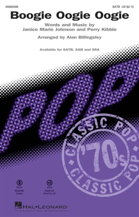 Boogie Oogie Oogie SATB Chorpartitur