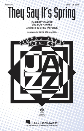 Bob Haymes, They Say It's Spring SATB Chorpartitur