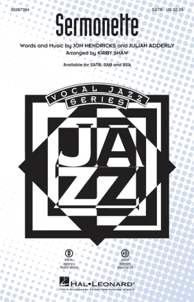 Sermonette SATB Chorpartitur