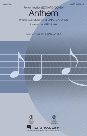 Anthem SATB Chorpartitur
