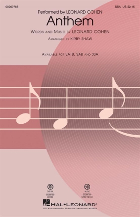 Anthem SSA Chorpartitur