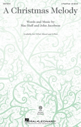 A Christmas Melody 2-Part Choir Chorpartitur