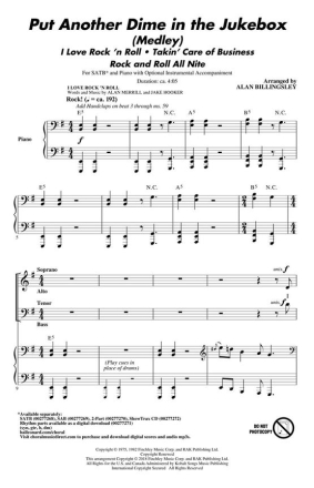 Put Another Dime In The Jukebox (Medley) Chor CD