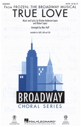 True Love for mixed chorus and piano vocal score