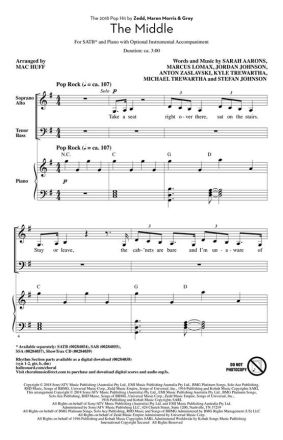 The Middle SATB Chorpartitur