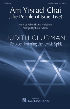 Rabbi Shlomo Carlebach, Am Yisrael Chai SATB Chorpartitur