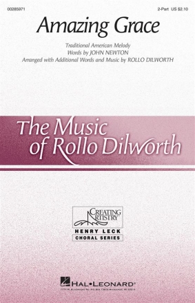Rollo Dilworth, Amazing Grace 2-Part Choir Chorpartitur