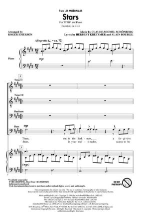 Stars TTBB Chorpartitur