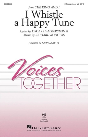 Richard Rodgers, I Whistle a Happy Tune 2-Part Choir Chorpartitur
