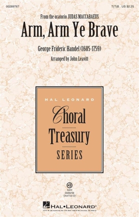 Georg Friedrich Hndel, Arm, Arm Ye Brave T[T]B Chorpartitur
