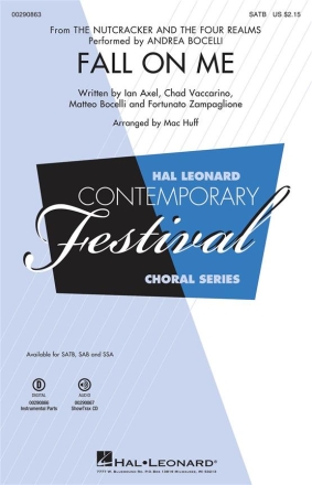 Fall on Me for mixed choir and piano choral score