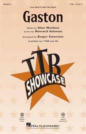 Alan Menken_Howard Ashman, Gaston TTBB Chorpartitur