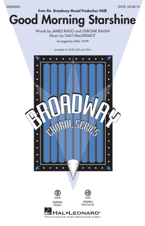 Good Morning Starshine for mixed choir and piano choral score