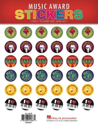 Music Award Stickers  Sticker-Set