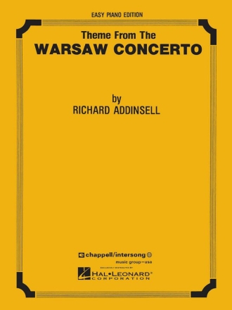 Richard Addinsell, Warsaw Concerto (theme) Easy Piano Buch