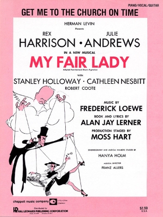 Alan Jay Lerner_Frederick Loewe, Get Me to the Church Piano, Vocal and Guitar Buch
