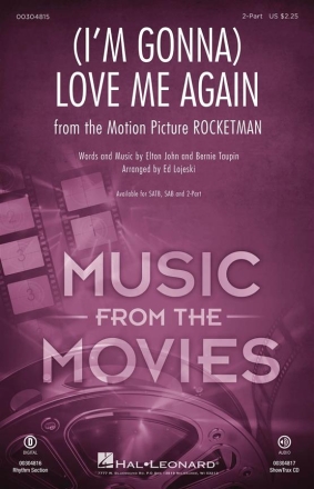Bernie Taupin_Elton John, (I'm Gonna) Love Me Again 2-Part Choir Chorpartitur
