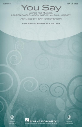 You say for female chorus (SSA) and piano score