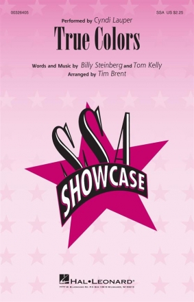 Billy Steinberg_Tom Kelly, True Colors SSA Chorpartitur