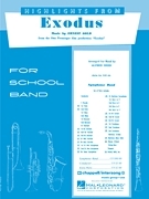 Ernest Gold_Alfred Reed, Exodus Highlights Concert Band Partitur