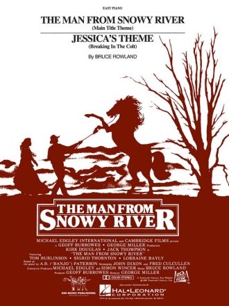 The Man From Snowy River/Jessica's Theme Easy Piano Buch